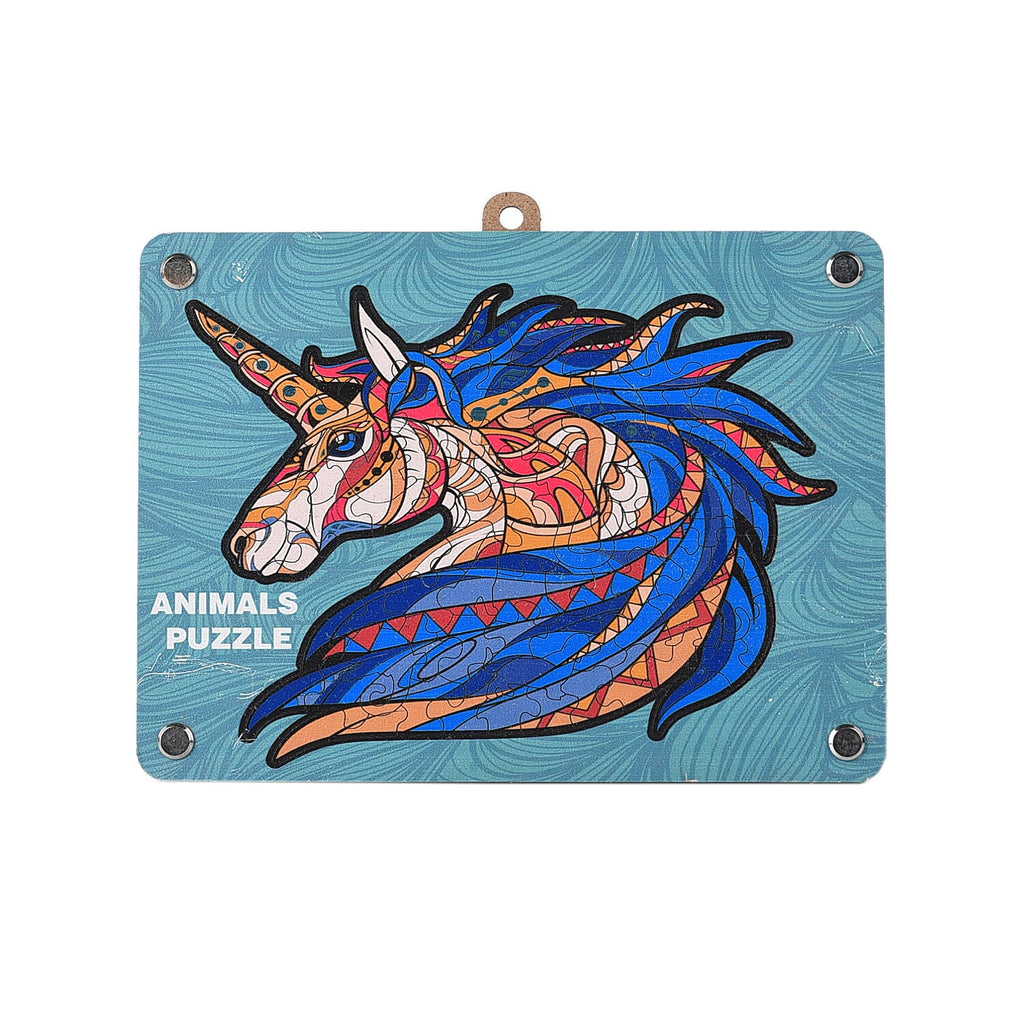 Unicorn Wooden Jigsaw Puzzles A5 (Size 14x10 Cm)