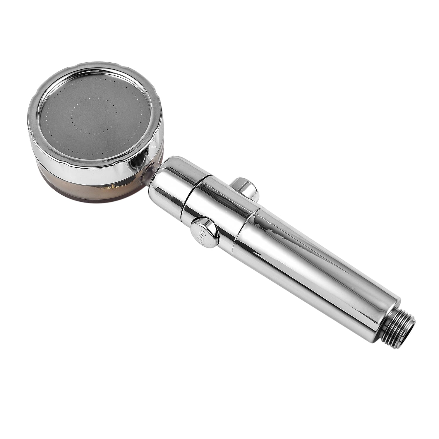 Universal Handheld Shower Head with Turbo Fan-Pause Switch-360 degree Rotating -Golden