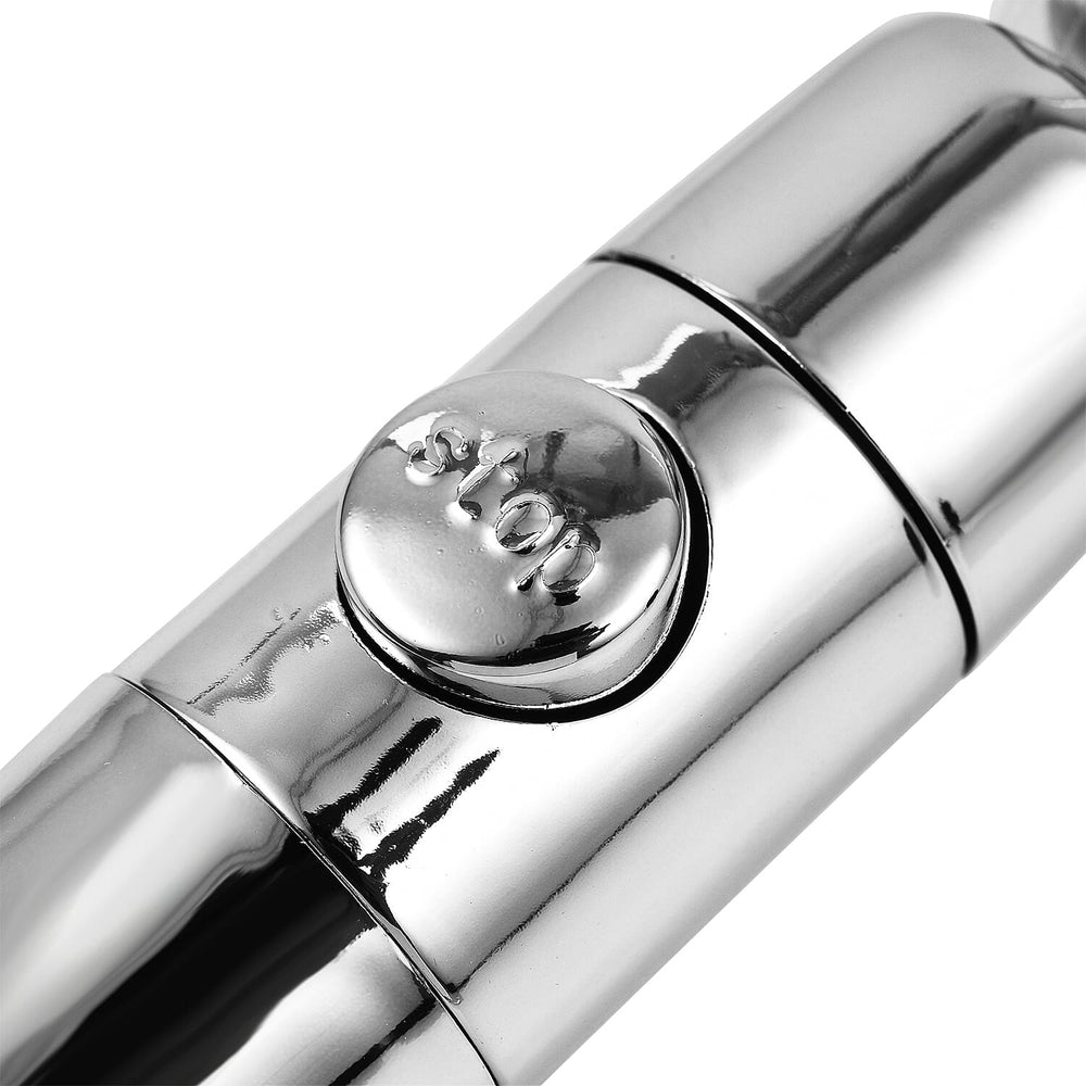 Universal Handheld Shower Head with Turbo Fan-Pause Switch-360 degree Rotating -Blue
