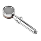 Universal Handheld Shower Head with Turbo Fan-Pause Switch-360 degree Rotating - Red