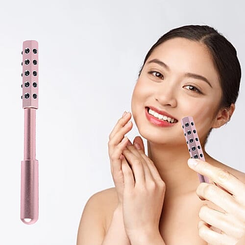 Uplift Facial Massage Beauty Roller (Rose Gold)