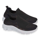 Urban Jacks Ladies Limoncello Fly Knitted Slip-On Shoe (Size 8) - Black