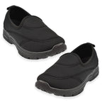 Urban Jacks Ladies Georgia Slip-on Lightweight Shoes (Size 8) - Black