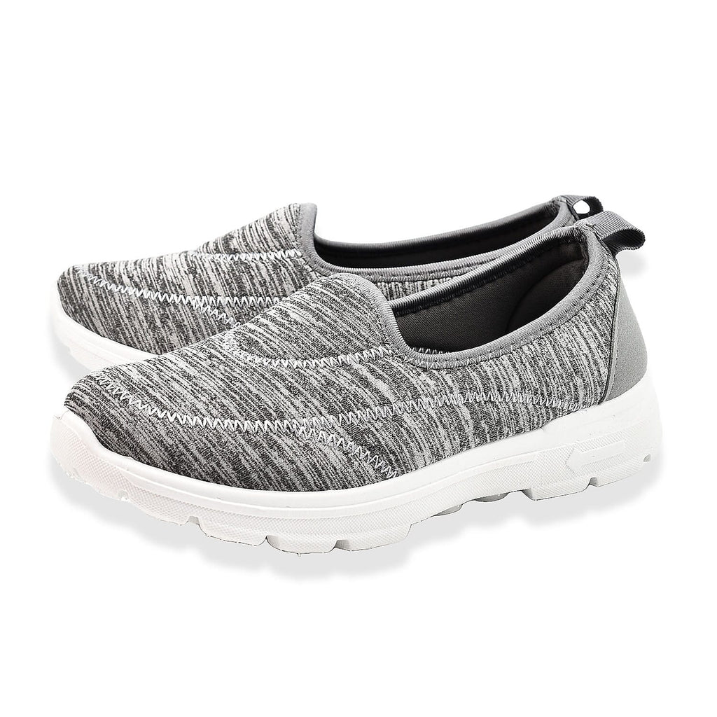 Urban Jacks Ladies Georgia Slip-on Lightweight Shoes (Size 8) - Grey