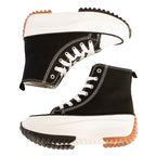 Urban Jacks Ladies Leatherette Chilli Lace-up Boot (Size 5) - Black