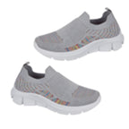 Urban Jacks Ladies Limoncello Fly Knitted Slip-On Shoe (Size 6) - Grey
