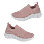 Urban Jacks Ladies Limoncello Fly Knitted Slip-On Shoe (Size 7) - Blush
