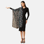 VALLISERIE 100% MULBERRY SILK Sea Life Printed Scarf (50x175 cm) - Multi Colour