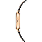 Versace Versus Los Feliz Quartz Movement 3ATM Water Resistant Analog Watch With Black Leather Strap