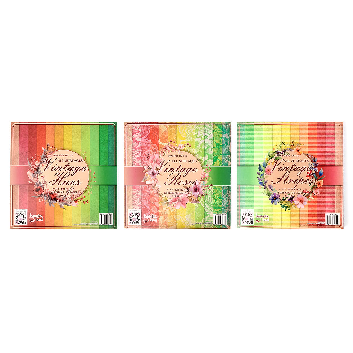 VINATAGE PAPER COLLECTION - TRIO