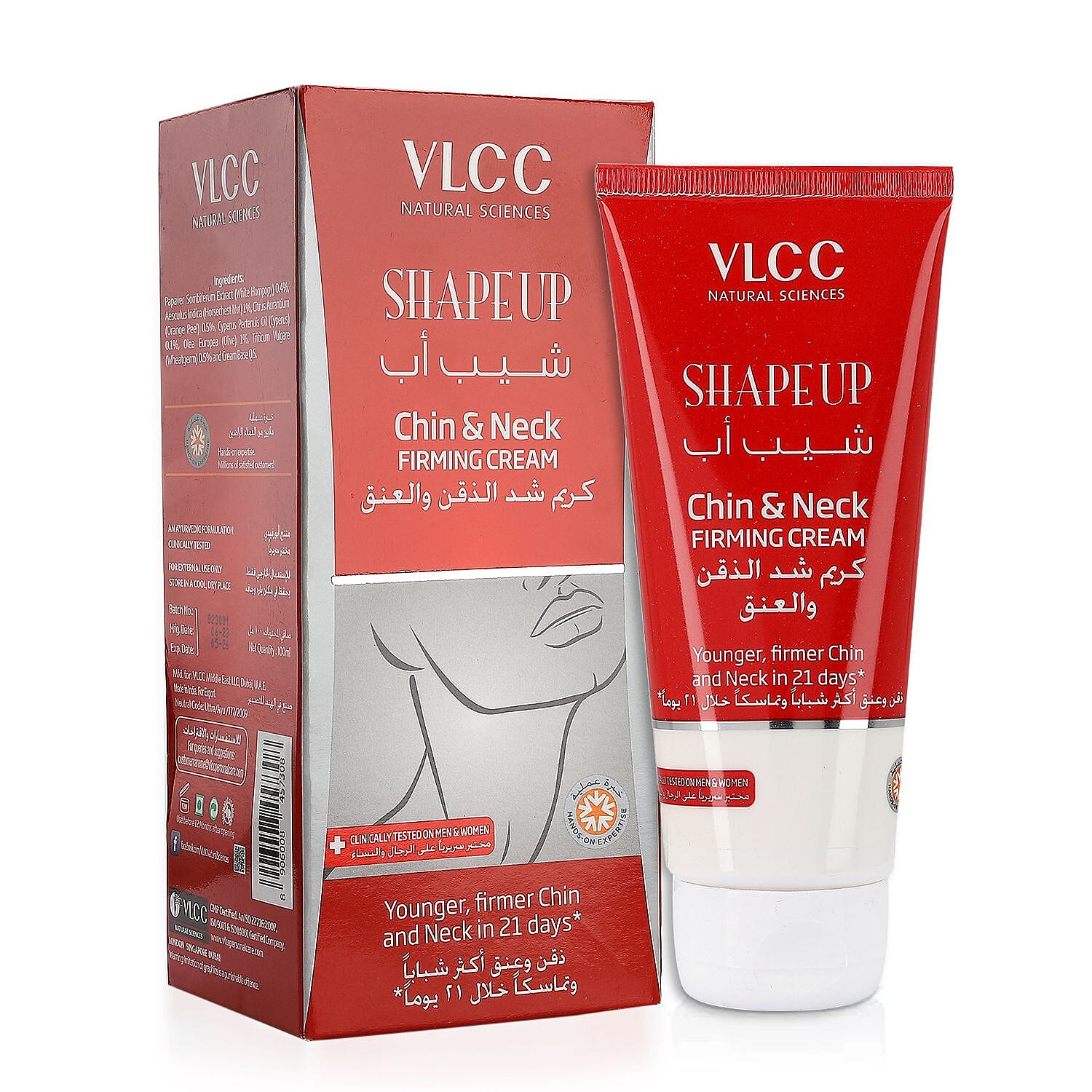 VLCC Shape Up Chin - Neck Firming Cream - 100Gm