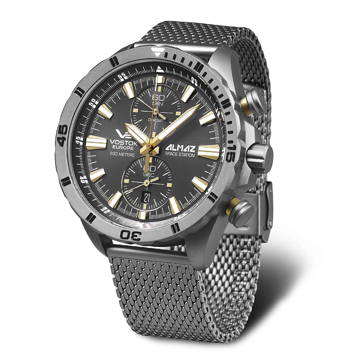 Vostok Europe Automatic Mens Watch in Titanium