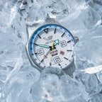 VOSTOK EUROPE Expedition North Pole Frost Automatic Movt. 20ATM WR Grey Dial Mens Watch with Silver Colour Stainless Steel Strap