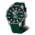 VOSTOK EUROPE N! Rocket Automatic Movt. 20ATM WR Green Dial Mens Watch with Green Leather Strap
