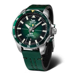 BLACK FRIDAY DEAL - VOSTOK EUROPE N1 Rocket Automatic NH35 Automatic 20ATM Stainless Steel Mens Green Dial Watch with Green Leather Strap
