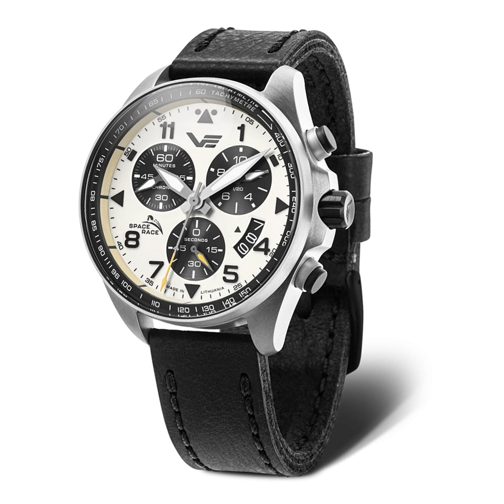 Vostok Europe Quartz Mens Watch in Steel - Black