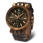 THE COLLECTORS DREAM  - VOSTOK EUROPE Energia Automatic Movt. 30ATM WR Bronze Plated Mens Watch with Brown Genuine Leather Strap