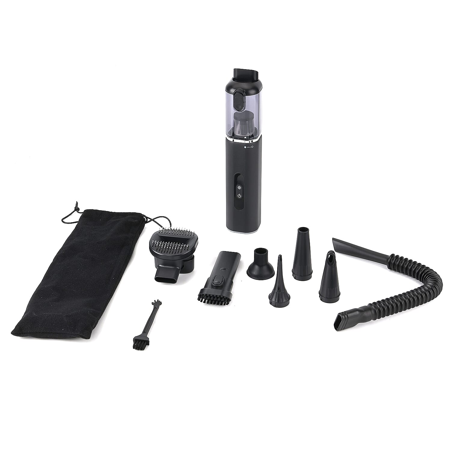 Bliss - Beyond Handheld Car Vacuum Cleaner - 18KPA High-Suction Portable Auto Hoover, 120W Rechargeable Type-C Car Detailing Tool - Black