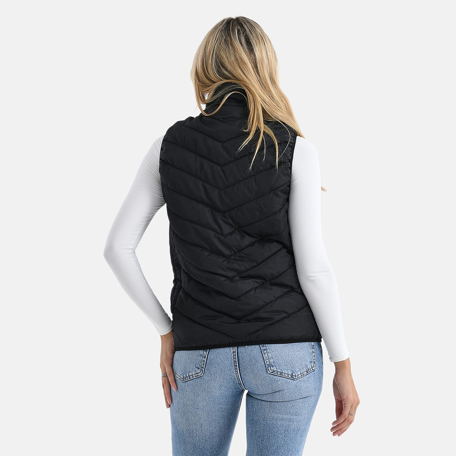 Valisserie Lightweight Heating Gilet with 4-Way Heating System (Size XXL) - Black