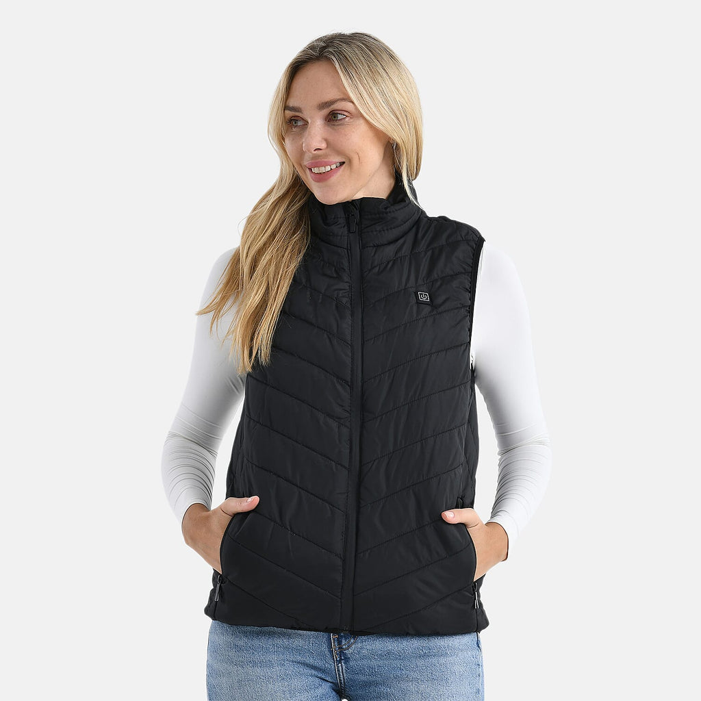 Valisserie Lightweight Heating Gilet with 4-Way Heating System (Size XXL) - Black