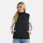 Valisserie Lightweight Heating Gilet with 4-Way Heating System (Size XXL) - Black