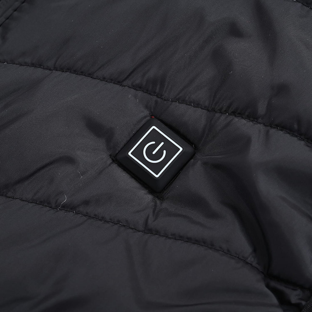 Valisserie Lightweight Heating Gilet with 4-Way Heating System (Size XXL) - Black