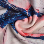 Valissiere 100% Cashmere Wool Scarf (Size 195 X 70 Cm) - Indigo