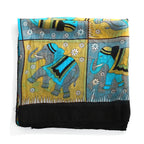 Valissiere Silk Printed Scarf (Size - One Size) - Black