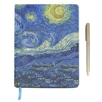 Van Gogh Starry-Night Notebook with Pen
