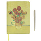 Van Gogh Sunflower Notebook with Pen