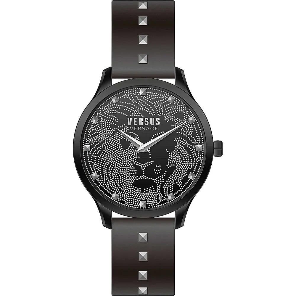 Versace Versus Nero Cint Pelle Quartz Movt. Analog Watch With Black Strap