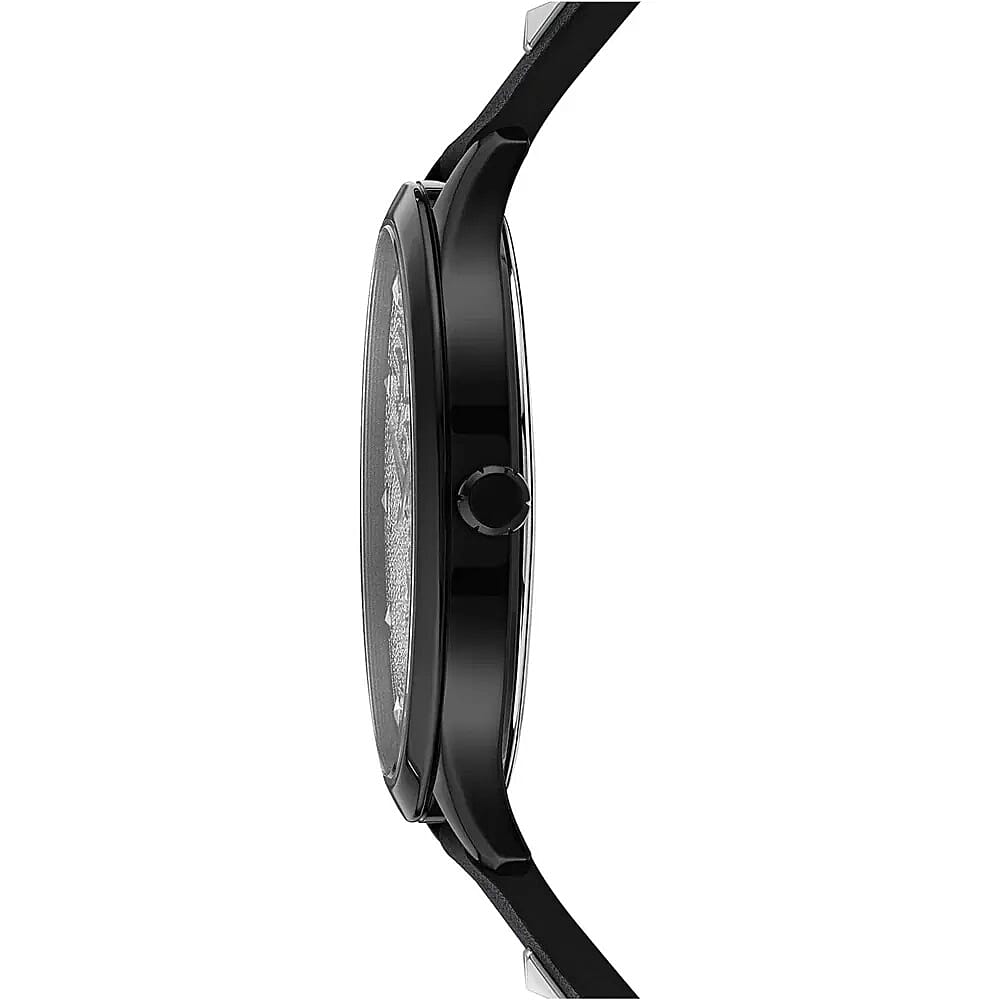 Versace Versus Nero Cint Pelle Quartz Movt. Analog Watch With Black Strap