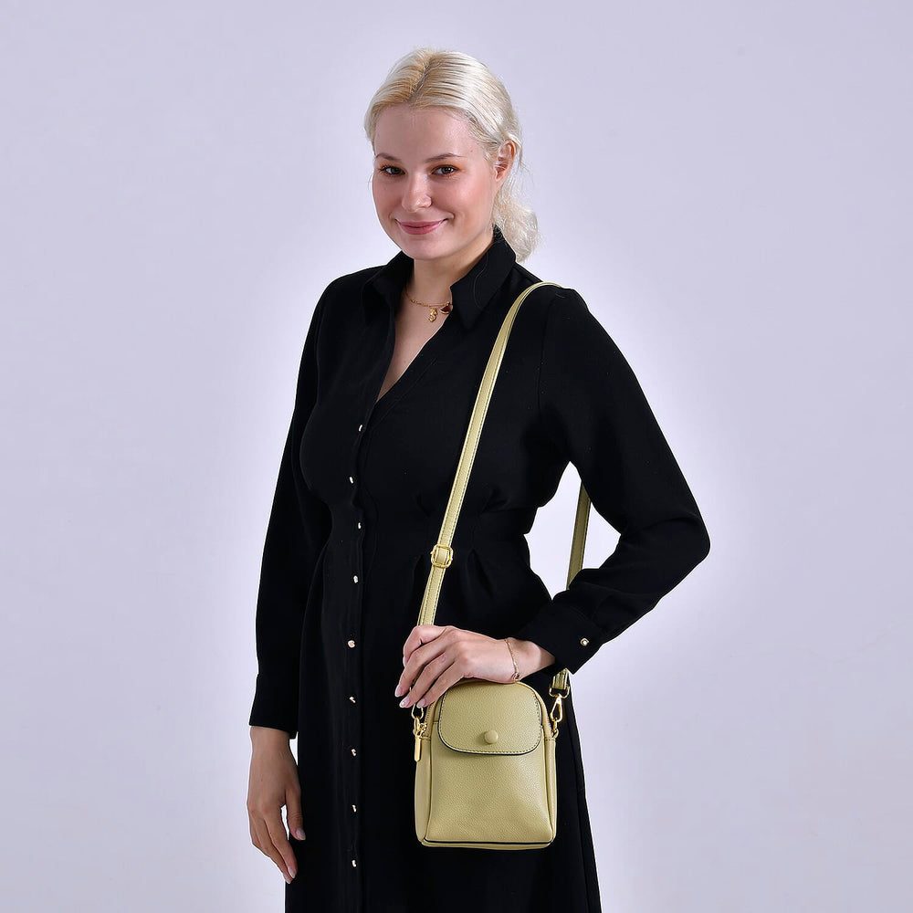 DEAL OF THE DAY - Versatile Small Western Crossbody Bag with Detachable Shoulder Strap - Olive