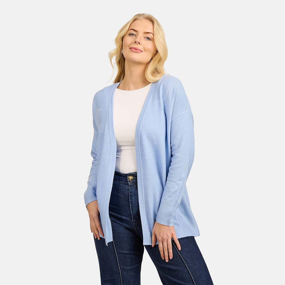 Mudflower Star & Ottoman Print Cardigan (Size 10) - Cool Blue