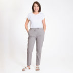 Ladies Elastic waist Trouser (Size 10) - Taupe