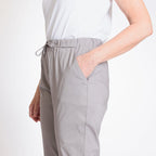 Ladies Elastic waist Trouser (Size 10) - Taupe