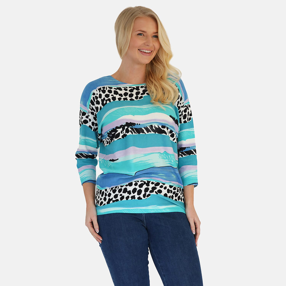 Viscose Jumper (Size 1x1 cm) - Cobalt