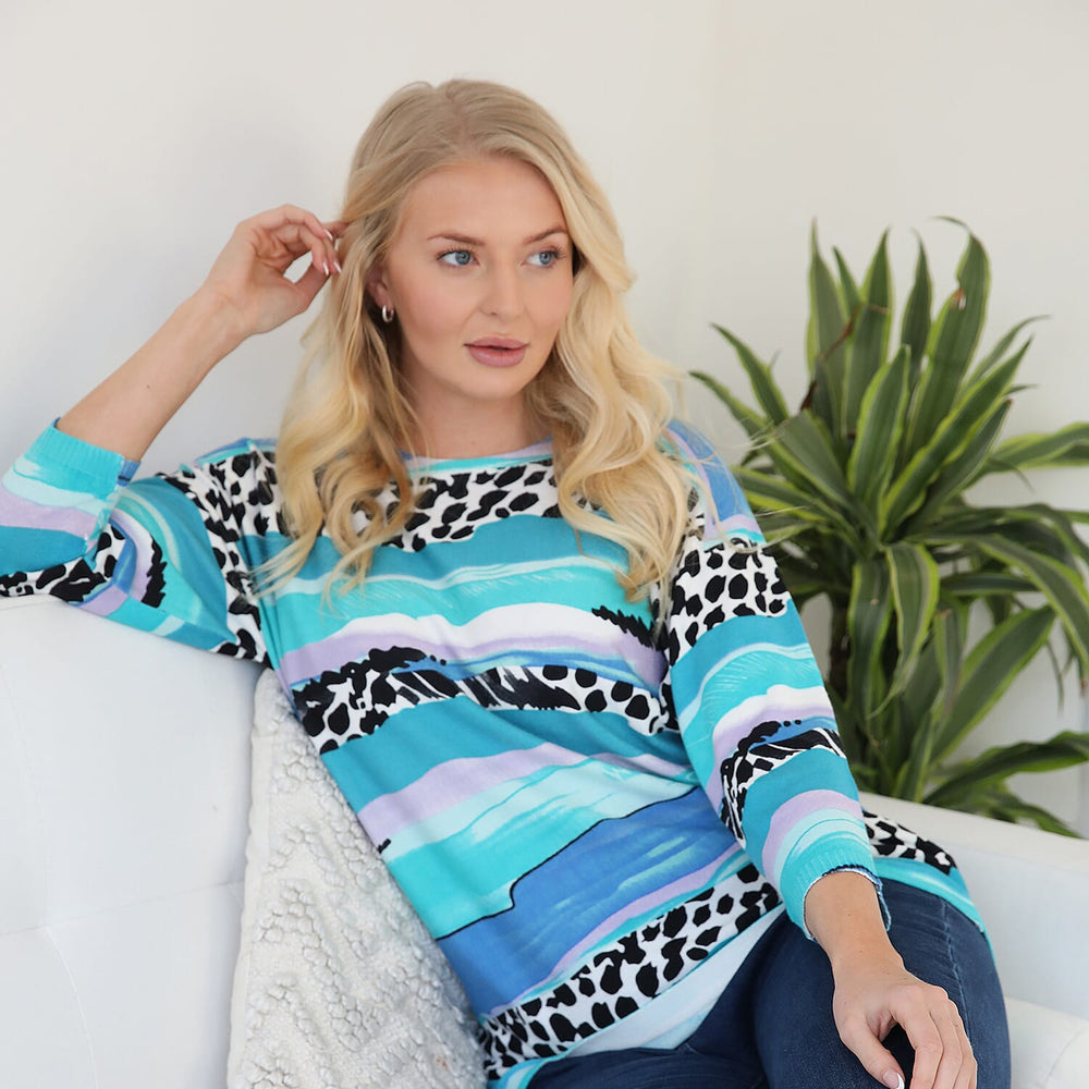 Viscose Jumper (Size 1x1 cm) - Cobalt