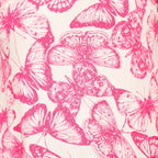 Mudflower Butterfly Print Tunic Jumper (Size 12) - Hot Pink