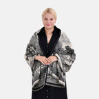 Viscose Printed Shawl (Size 185x65 cm) - Beige