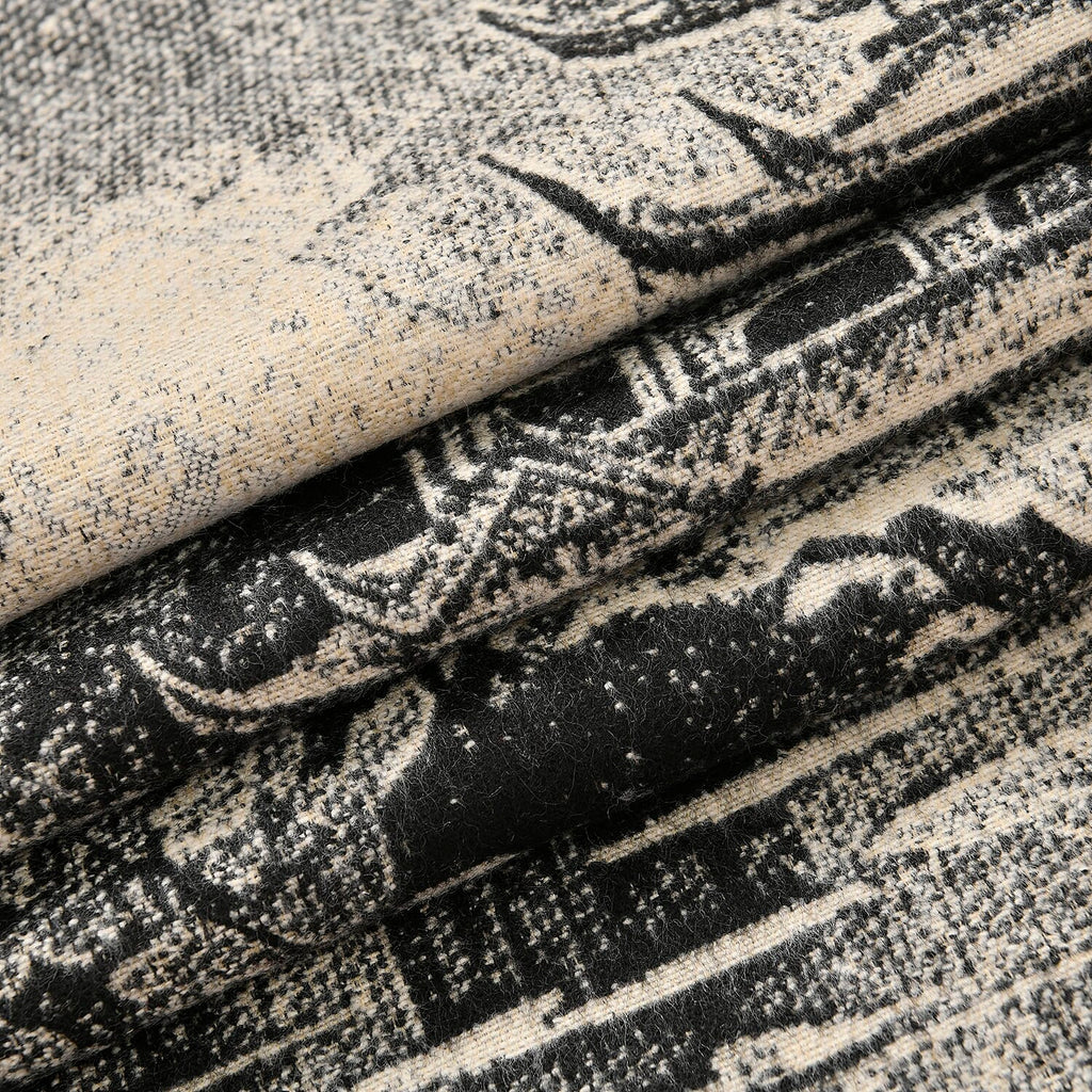 Viscose Printed Shawl (Size 185x65 cm) - Beige