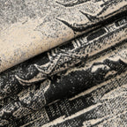 Viscose Printed Shawl (Size 185x65 cm) - Beige