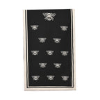 Closeout Deal Honeybee Pattern Super Soft Shawl (One Size, 180x67 cm) - Black