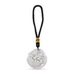 Natural Jade Vista Crest Hanging Decoration (Size - One Size) - White & Black