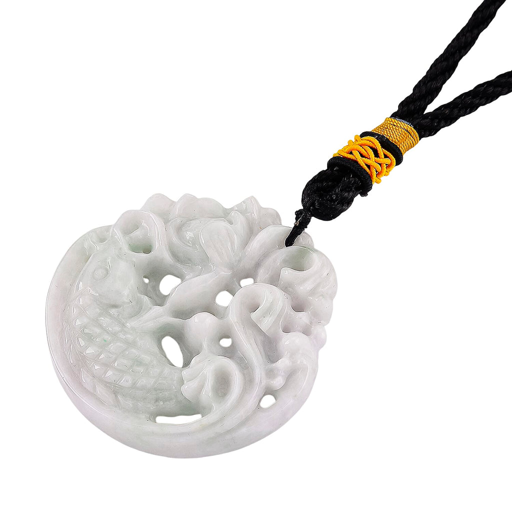 Natural Jade Vista Crest Hanging Decoration (Size - One Size) - White & Black
