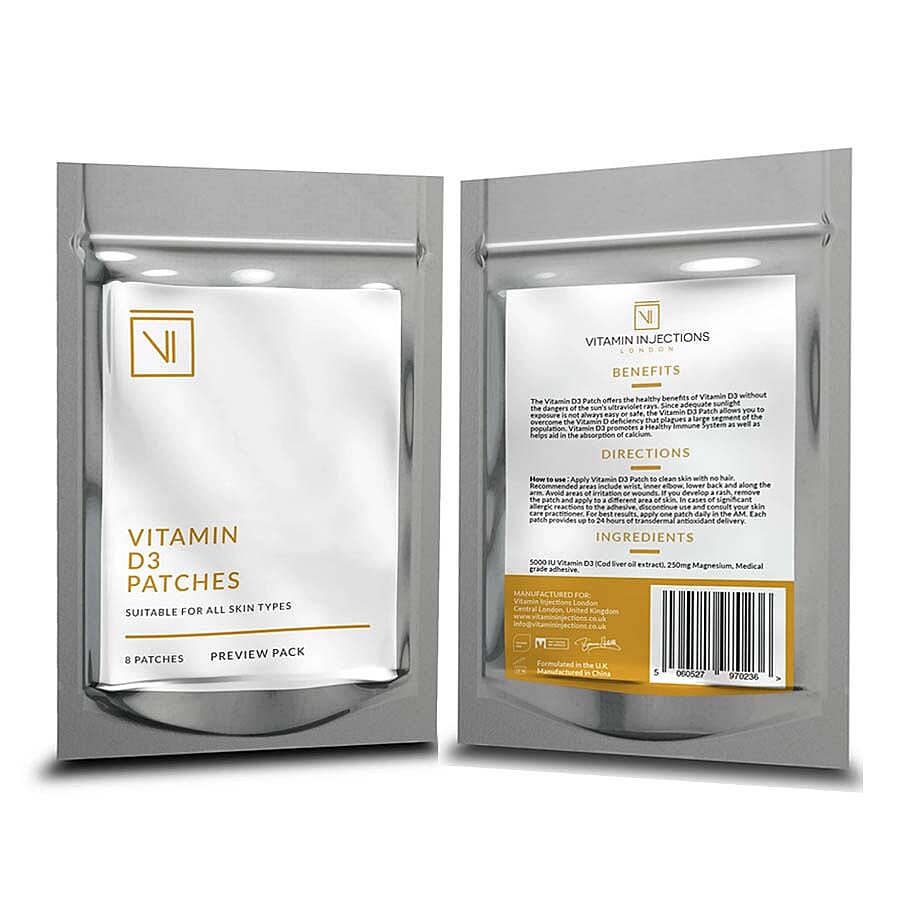 Vitamin Patches - D3 (32 Patches) with Magnesium