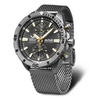 VOSTOK ALMAZ Quartz Movt. 20 ATM Watch with Titanium Milanese Bracelet