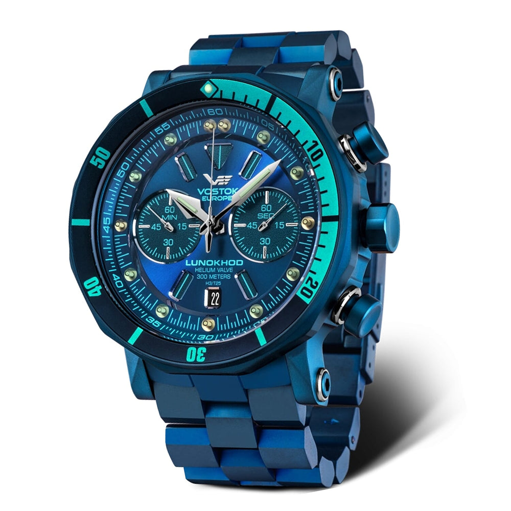 Vostok Europe Lunokhod with a Blue Dial