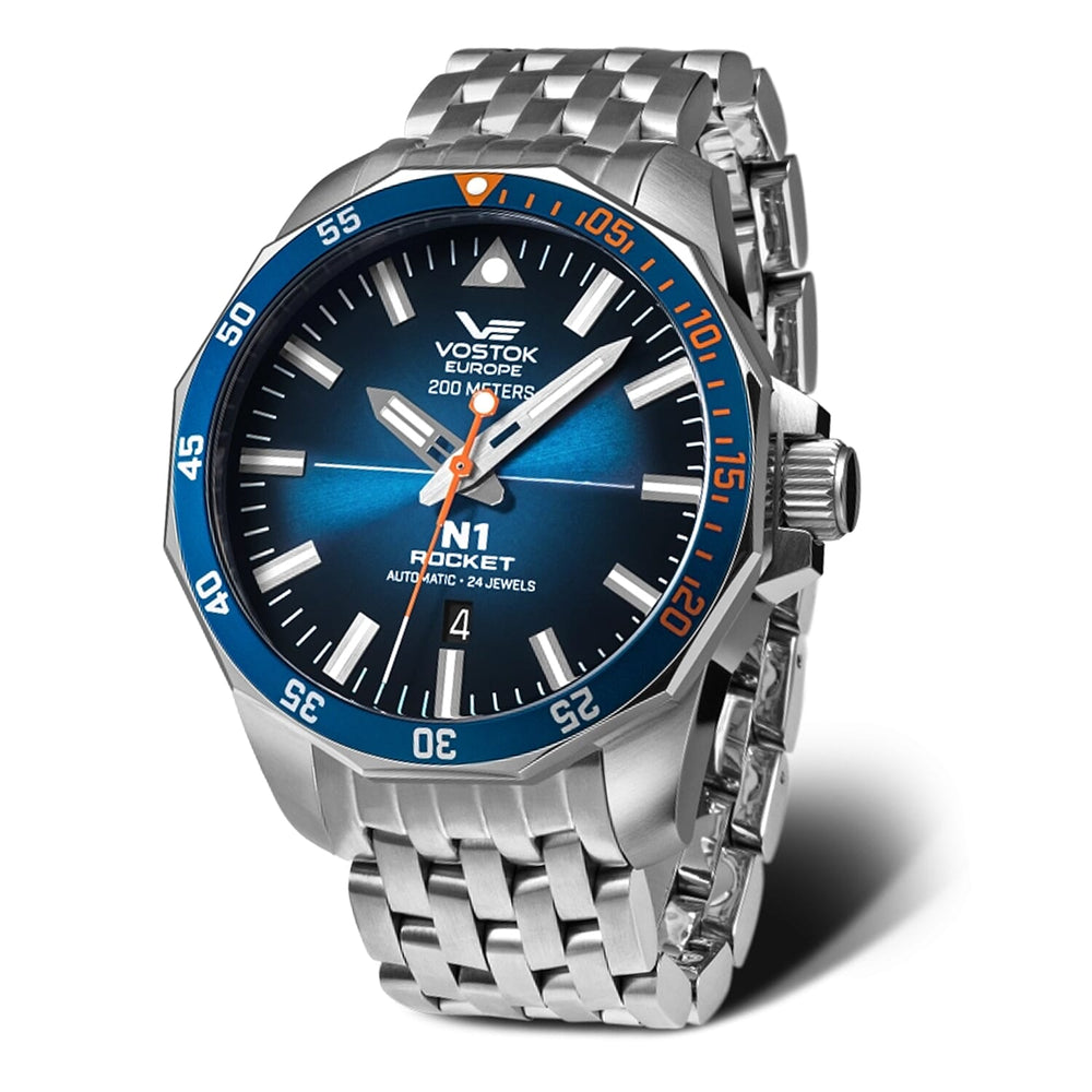 Vostok Europe Automatic Mens Watch in Stainless Steel - Silver