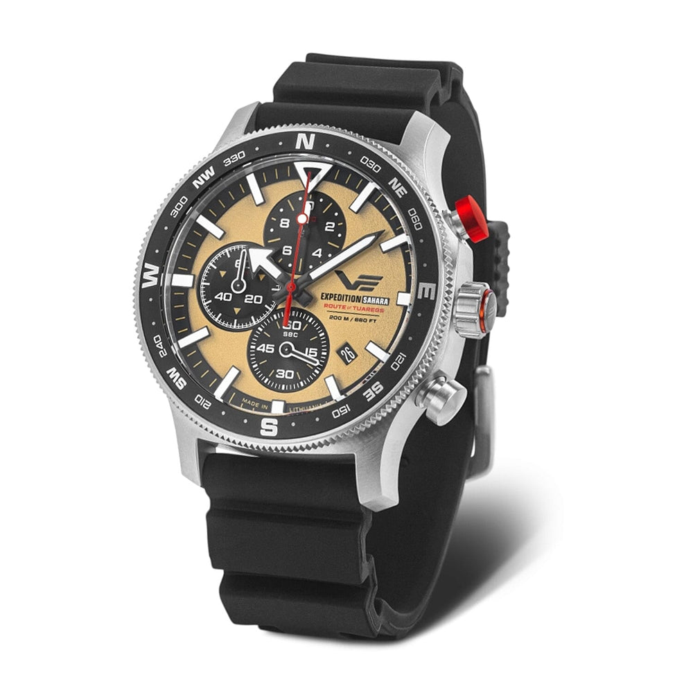 Vostok Europe Presents Expedition SAHARA Route of Tuaregs 20 ATM Miyota 6S10 Quartz Chrono Super Luminova